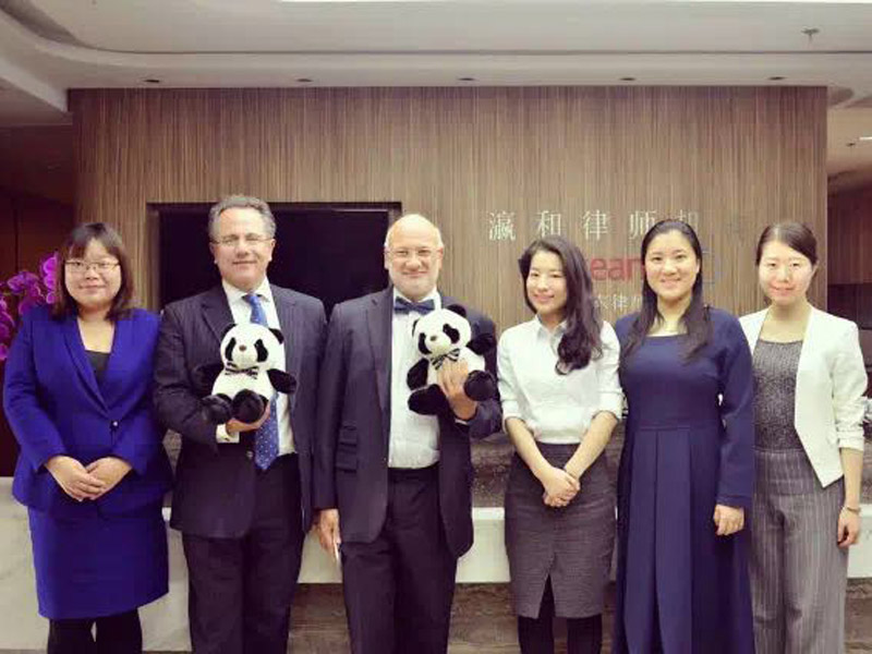 美国德汇律师事务所英国合伙人来访瀛和上海