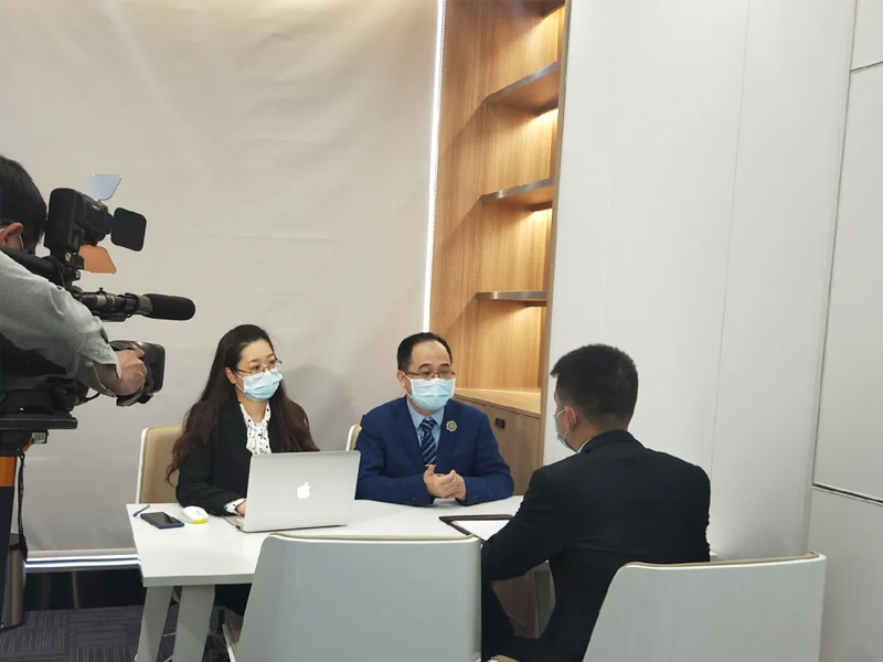 瀛同所接受泉州晚报社、泉州广播电视台采访